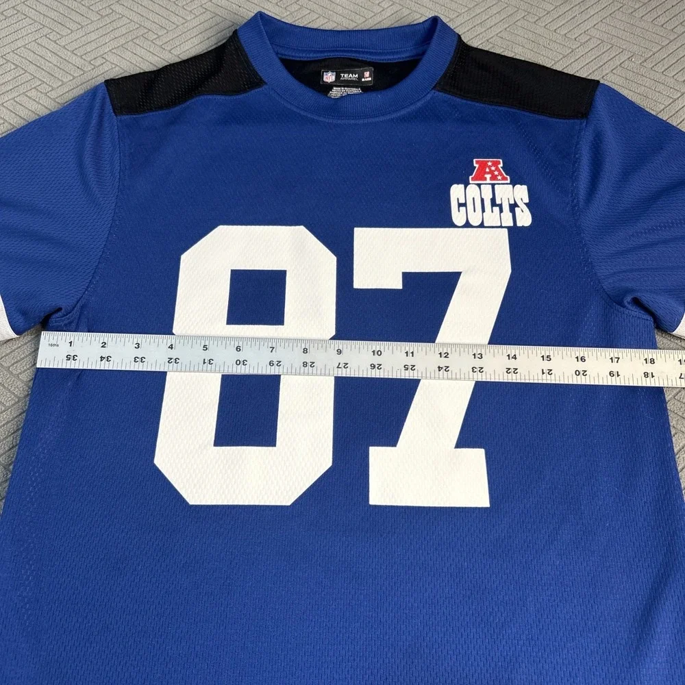 Colts AFC South Football Jersey 87 Reggie Wayne Medium NFL team Apparel A SM